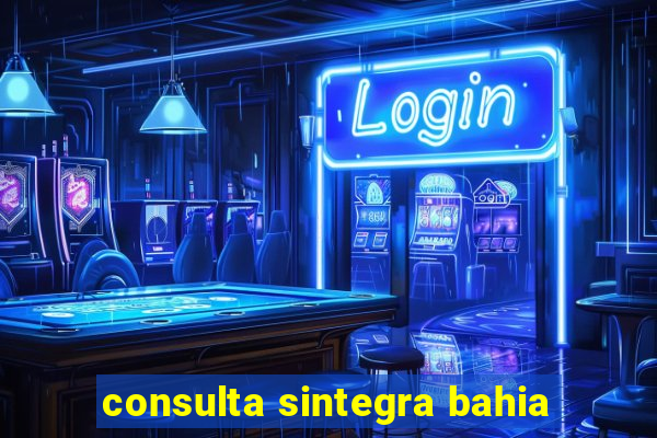 consulta sintegra bahia